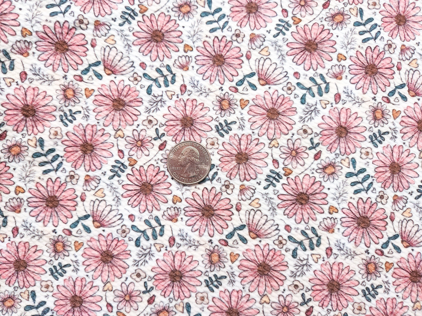 Sketchy Floral Fabric Strip