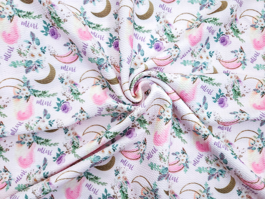 Celestial Floral Mini Fabric Strip