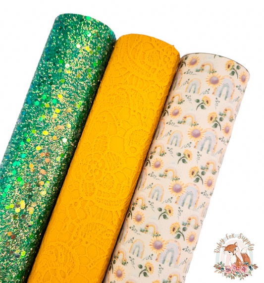 Sunflowers and Rainbows Set