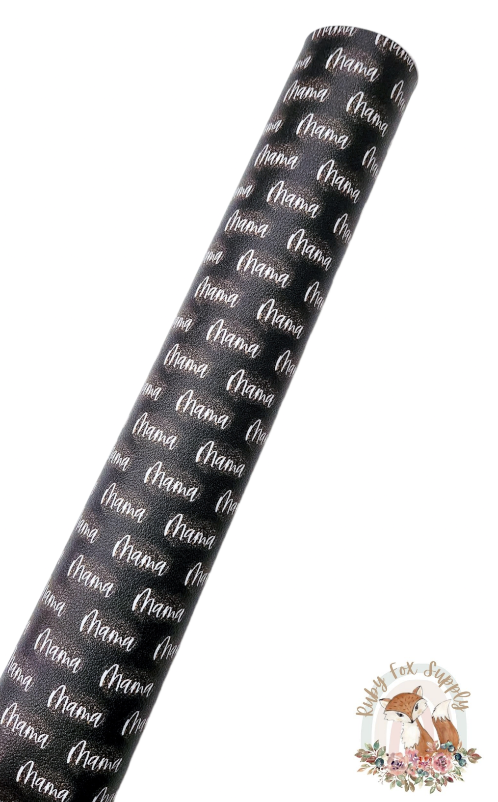 Mama Black 9x12 faux leather sheet