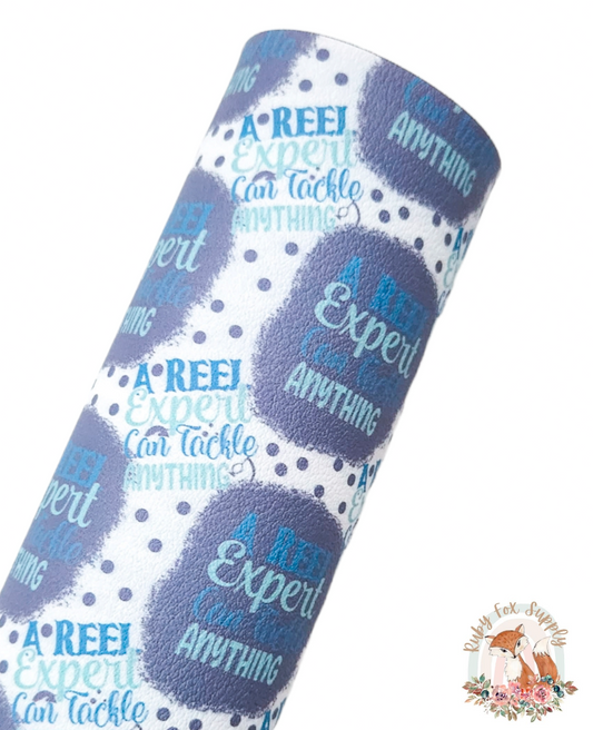 Reel Expert 9x12 faux leather sheet