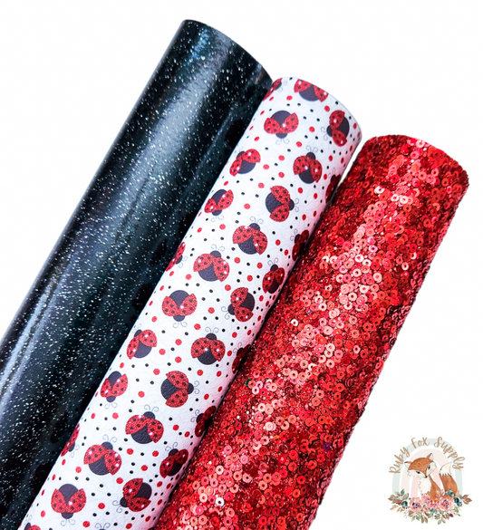 Glittery Ladybug Set