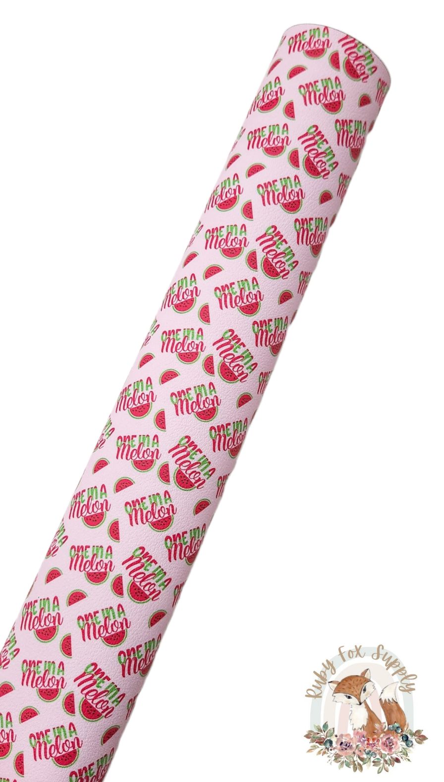 One in a Melon 9x12 faux leather sheet