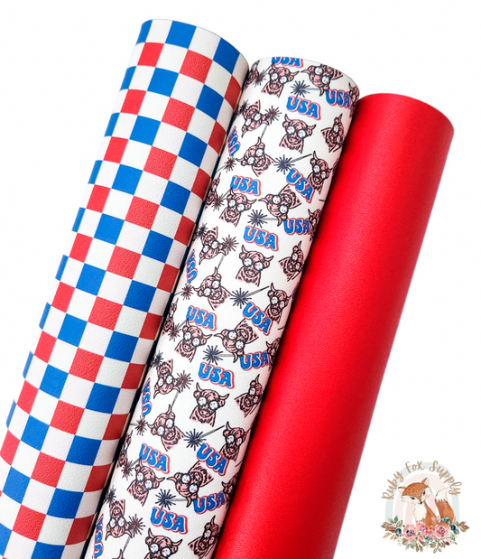 Patriotic Cow Set
