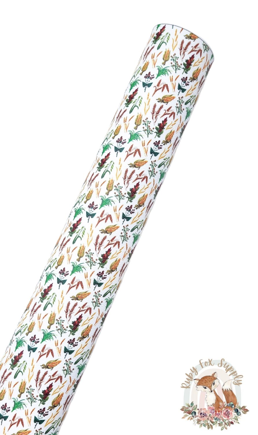 Cornstalks 9x12 faux leather sheet