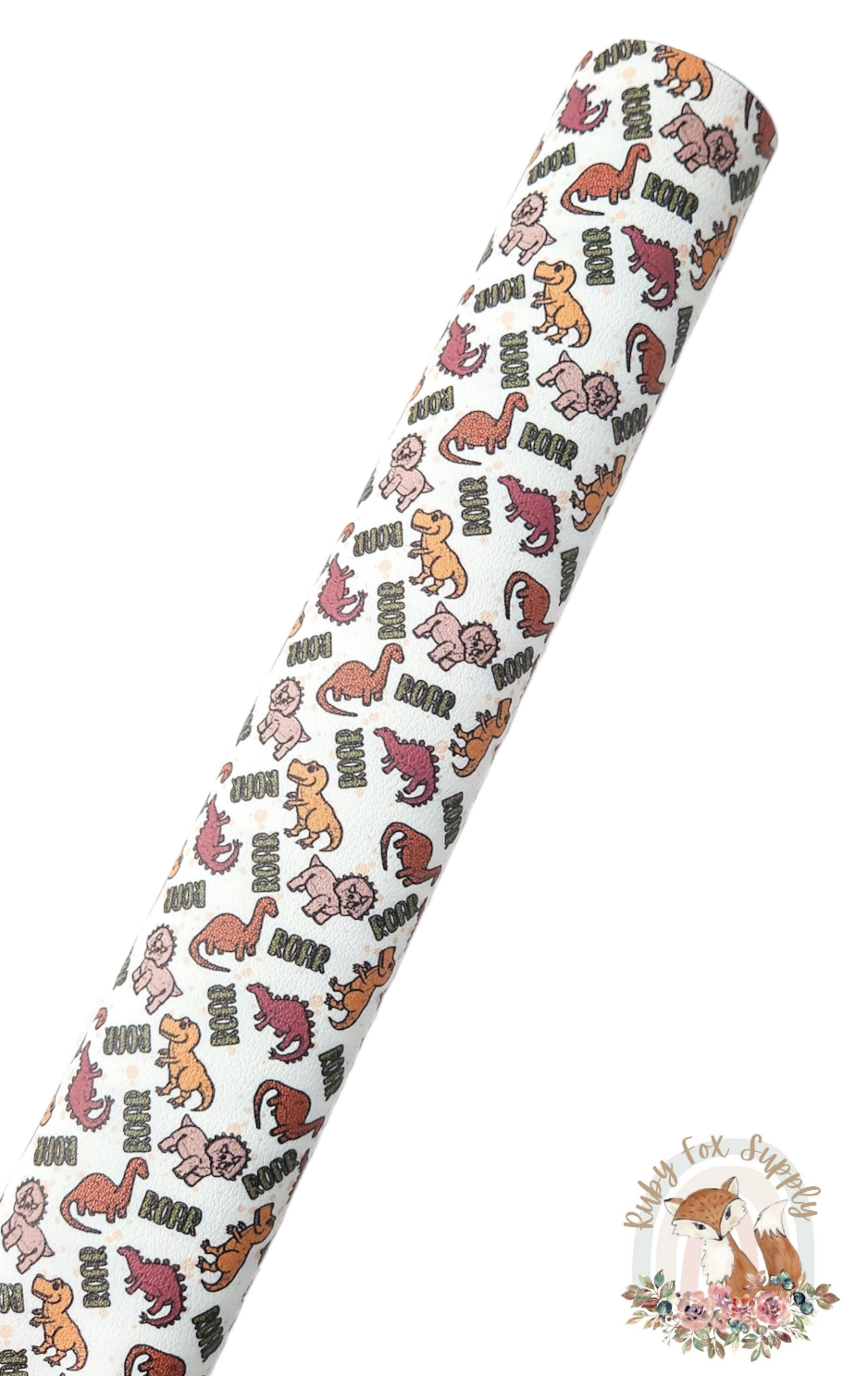 Roar Dinos Boy 9x12 faux leather sheet