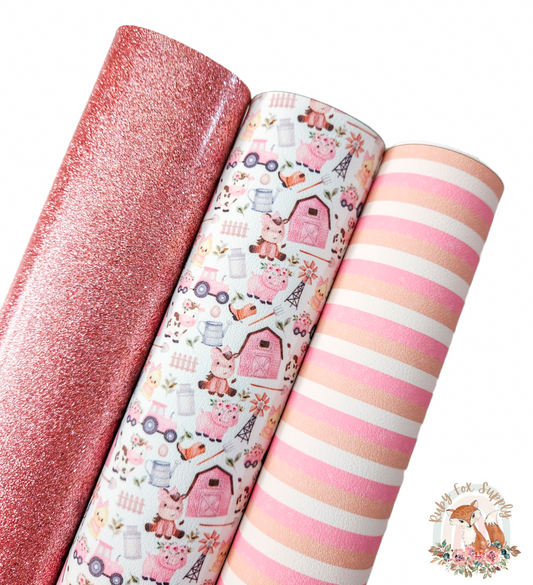 Pink Barn Farm Set